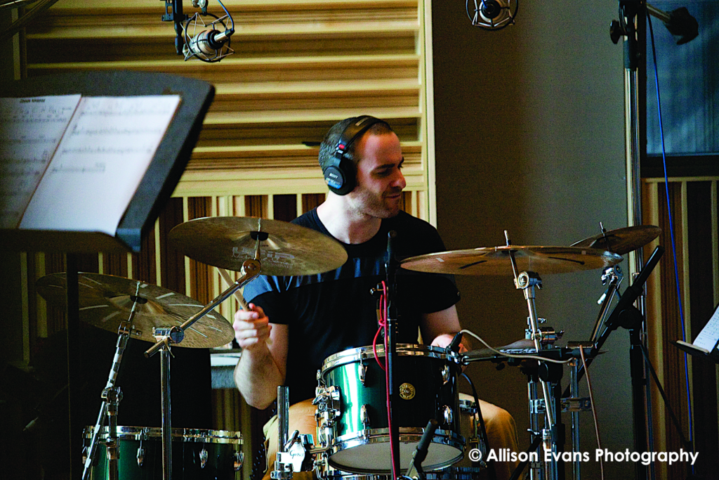 Paolo Lattanzi at WGBH Studio recording Multitude