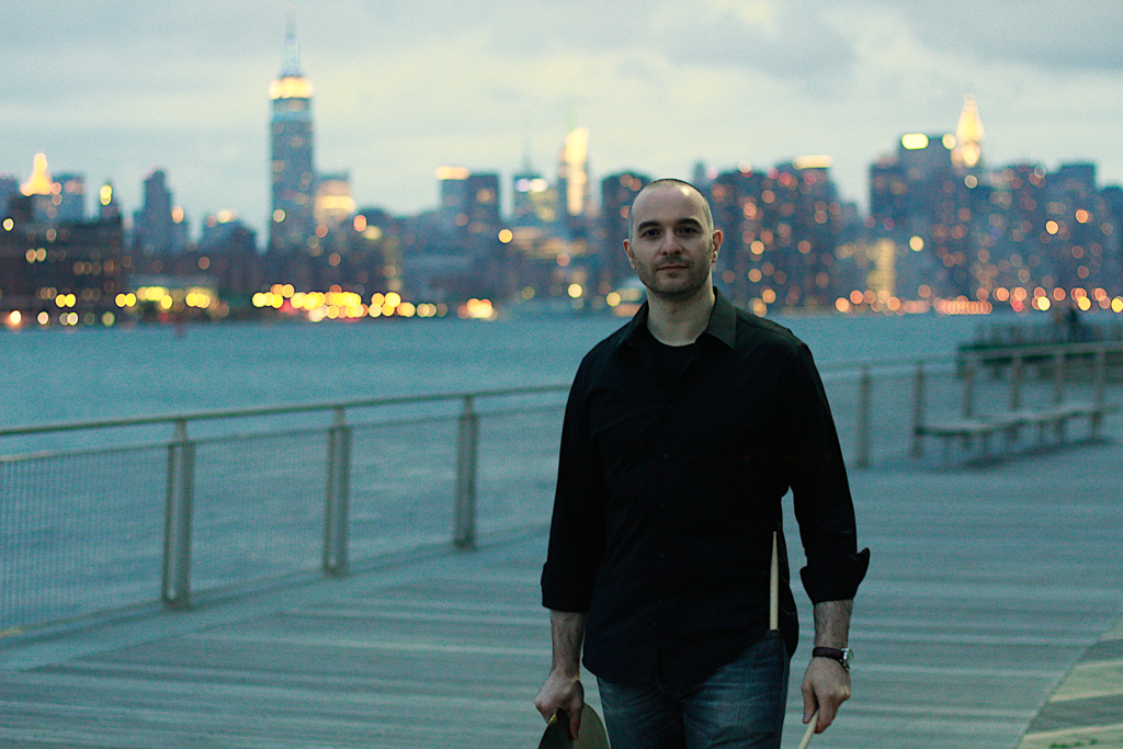 Paolo Lattanzi with Manhattan in the back